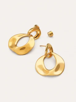 Pendientes Azores Sister Acero Baño Oro