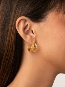 Pendientes Boho Acero Baño Oro