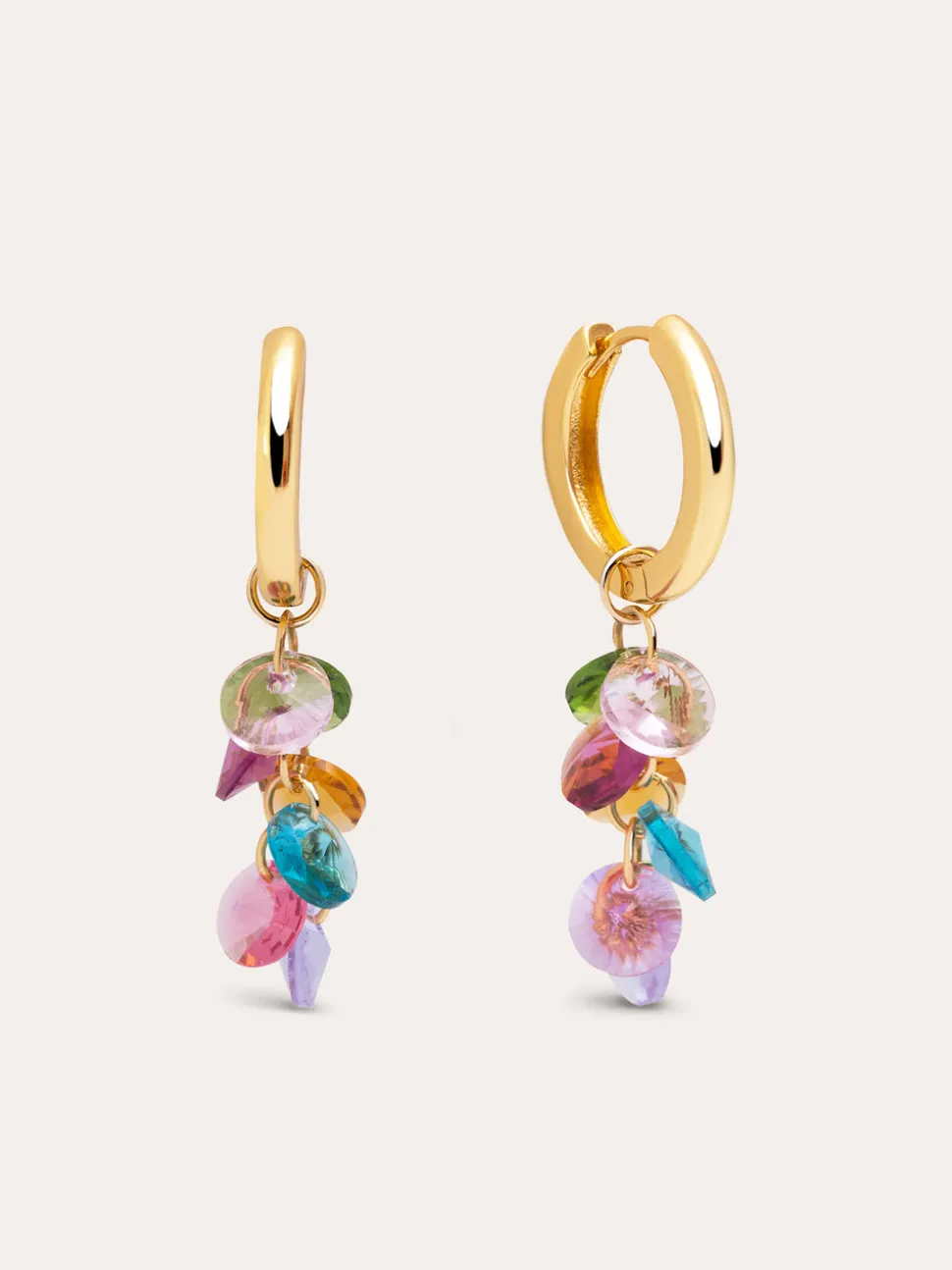 Pendientes Caramelo Colors Baño Oro