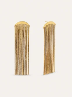 Pendientes Cleopatra Acero Baño Oro