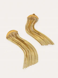 Pendientes Cleopatra Acero Baño Oro