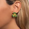 Pendientes Clover Baño Oro