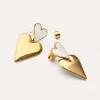 Pendientes Duo D'Amour Nácar Acero Baño Oro