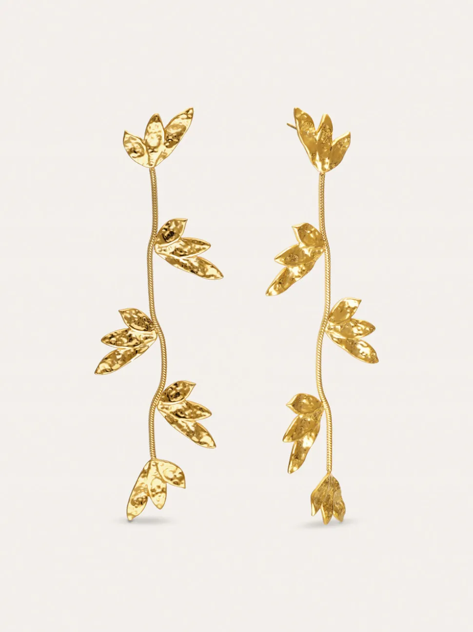 Pendientes Florenda Acero Baño Oro