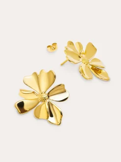 Pendientes Flower Spring Baño Oro