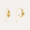 Pendientes Gladiolo Baño Oro