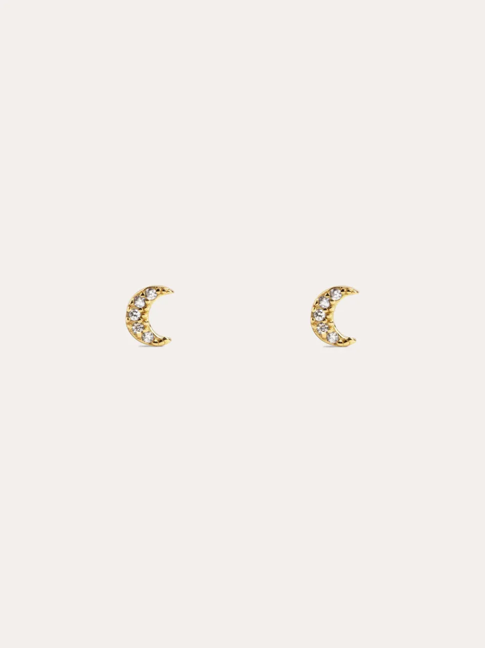 Pendientes Kids Moon Spark Plata Baño Oro