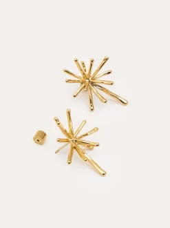 Pendientes Nova Acero Baño Oro
