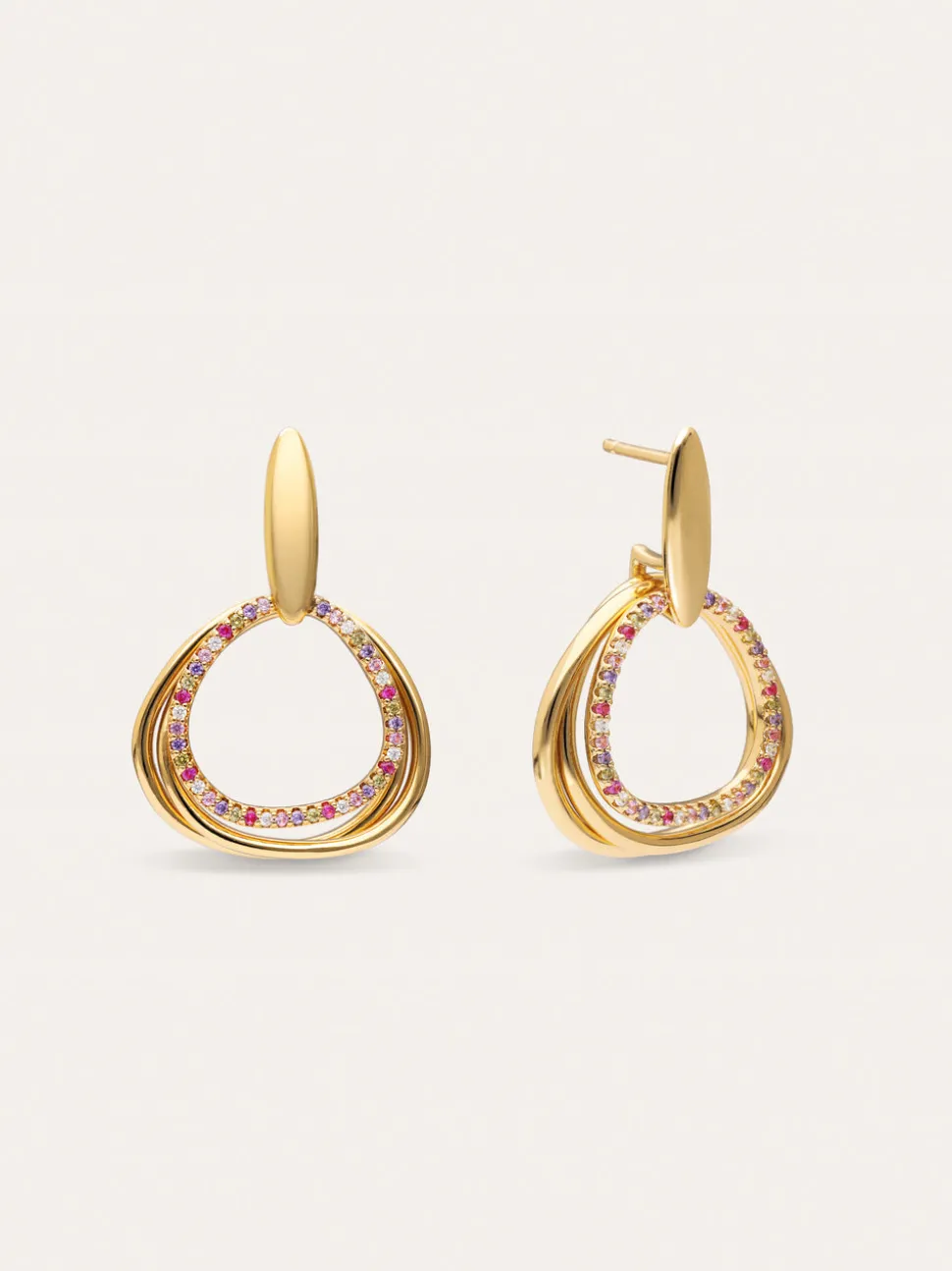 Pendientes Oria Colors Baño Oro