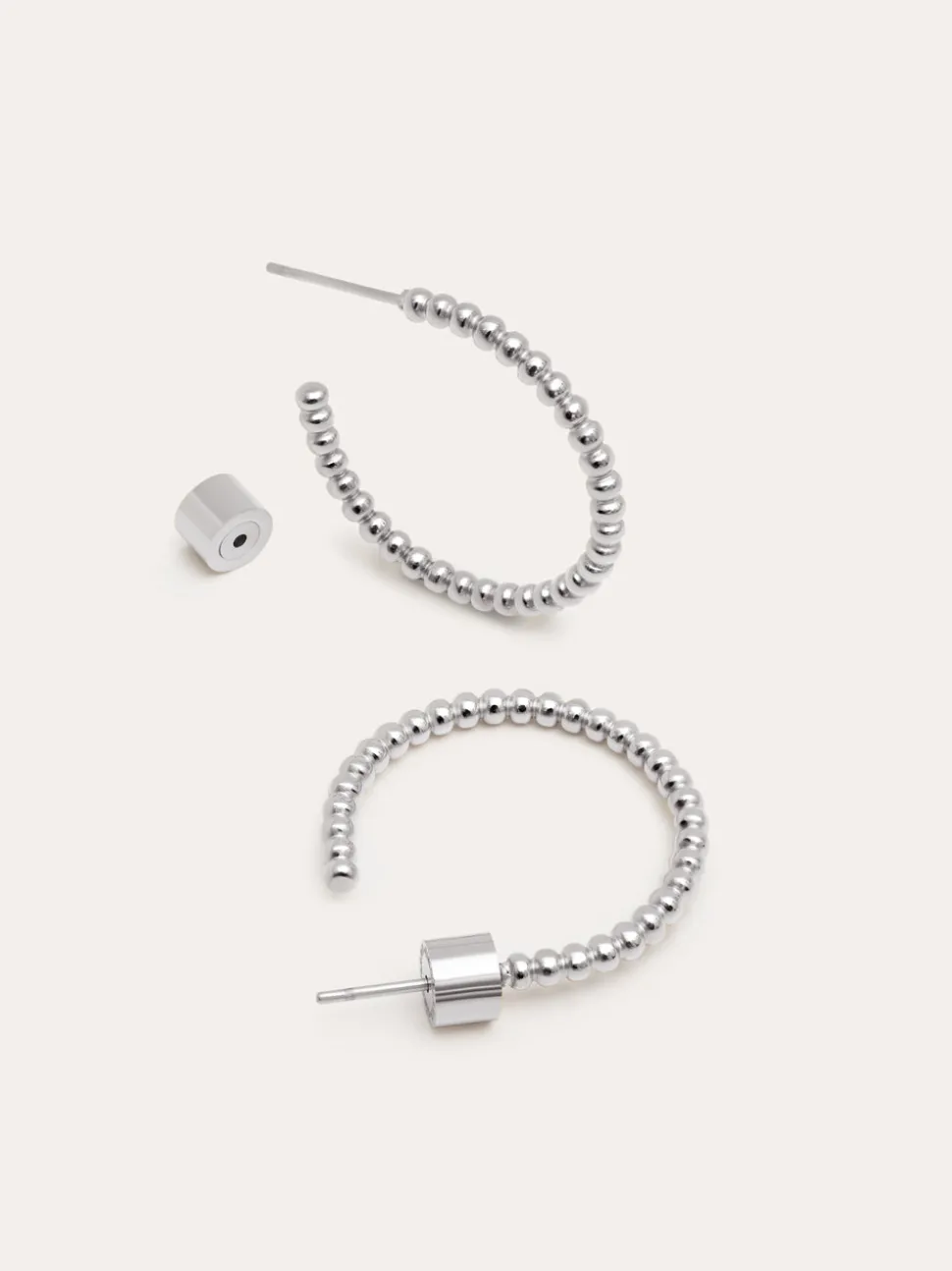 Pendientes Pebble Dots M Acero
