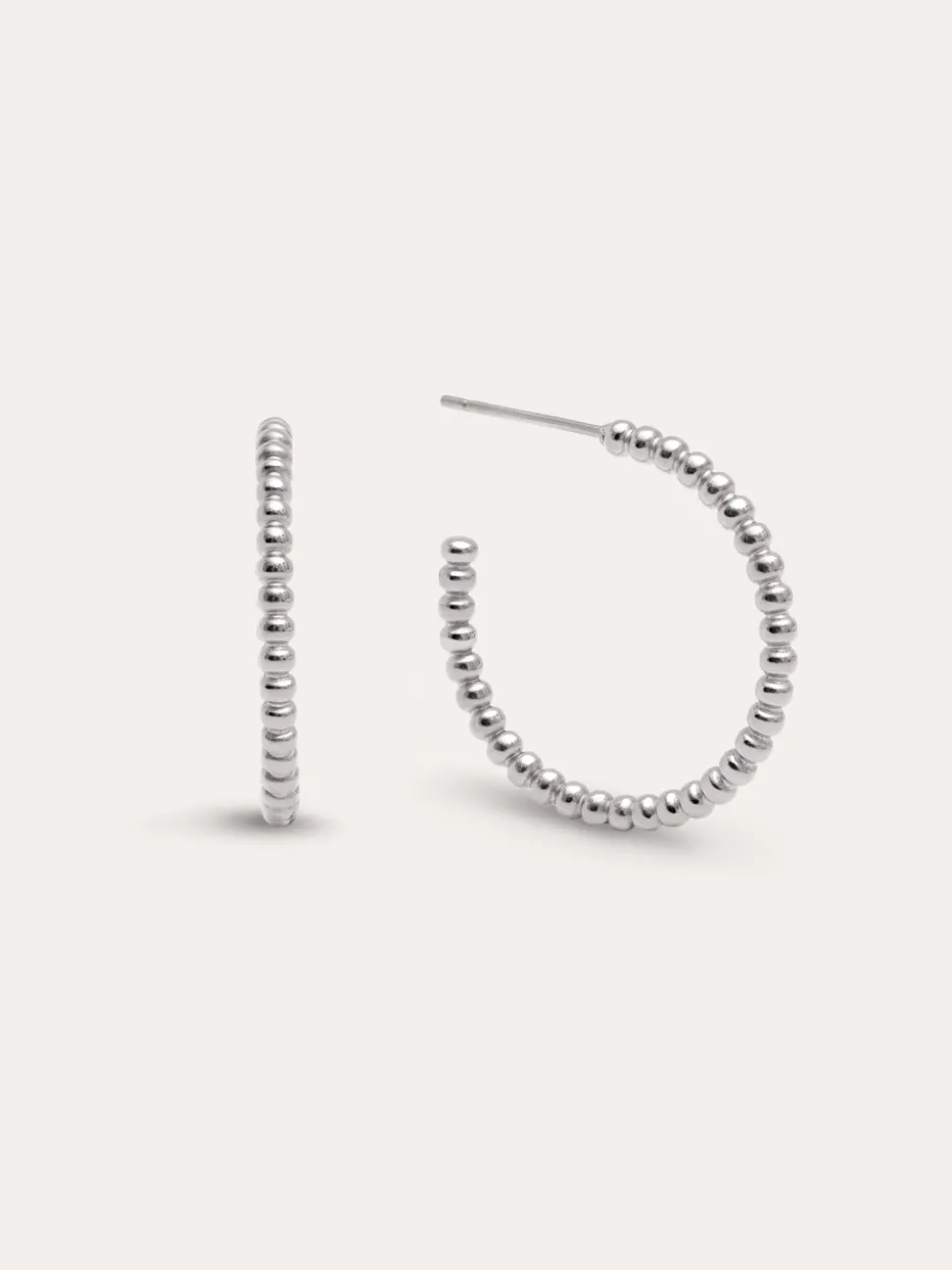 Pendientes Pebble Dots M Acero