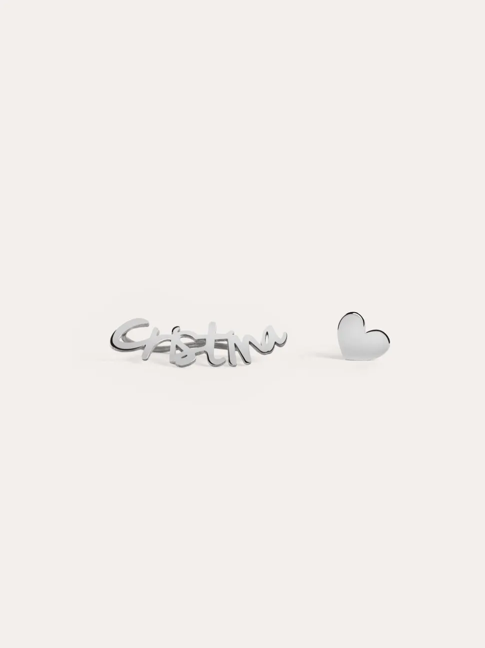 Pendientes Personalizados Sue & Stud Plata