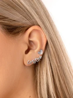 Pendientes Personalizados Sue & Stud Plata