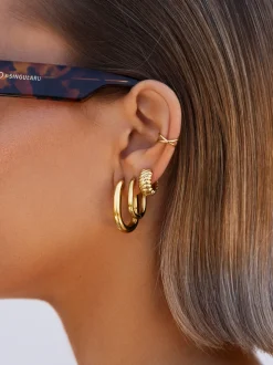 Pendientes Samba Acero Baño Oro