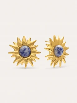 Pendientes Sole Catalina Acero Baño Oro
