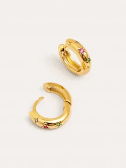 Pendientes Spark Color Baño Oro