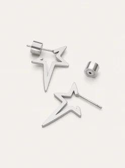 Pendientes Star Punk Acero