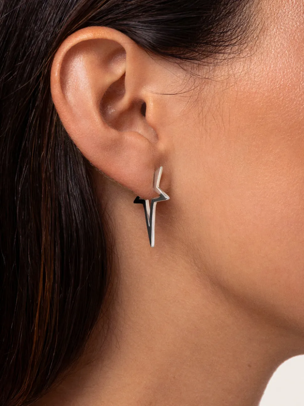 Pendientes Star Punk Acero