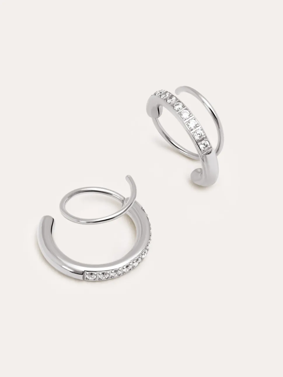 Pendientes Swirl Acero
