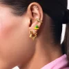 Pendiente Suelto Ear Cuff Hailey Baño Oro