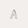 Pendiente Suelto Letter Plata