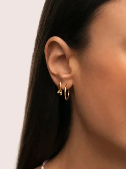 Pendiente Suelto Luzia Baño Oro
