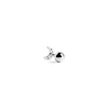 Pendiente Suelto Mini Moon Spark Plata