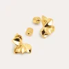 Pendientes Zinnia Baño Oro