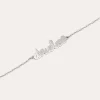 Pulsera Abuela Heart Plata