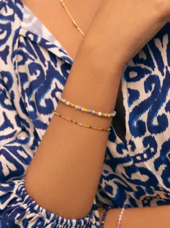 Pulsera Altea Colors Acero Baño Oro