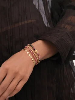 Pulsera Amulet Cats Eye Acero Baño Oro