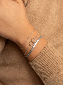 Pulsera Circles Twist Acero