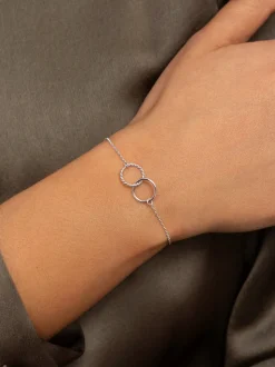 Pulsera Circles Twist Acero
