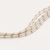 Pulsera Cleopatra Blanch Acero Baño Oro