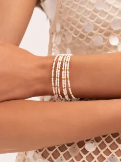 Pulsera Cleopatra Blanch Acero Baño Oro