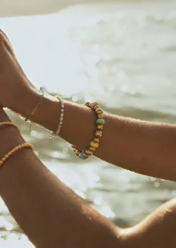 Pulsera Color Bomb Acero Baño Oro