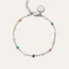 Pulsera Crystals Colors Acero