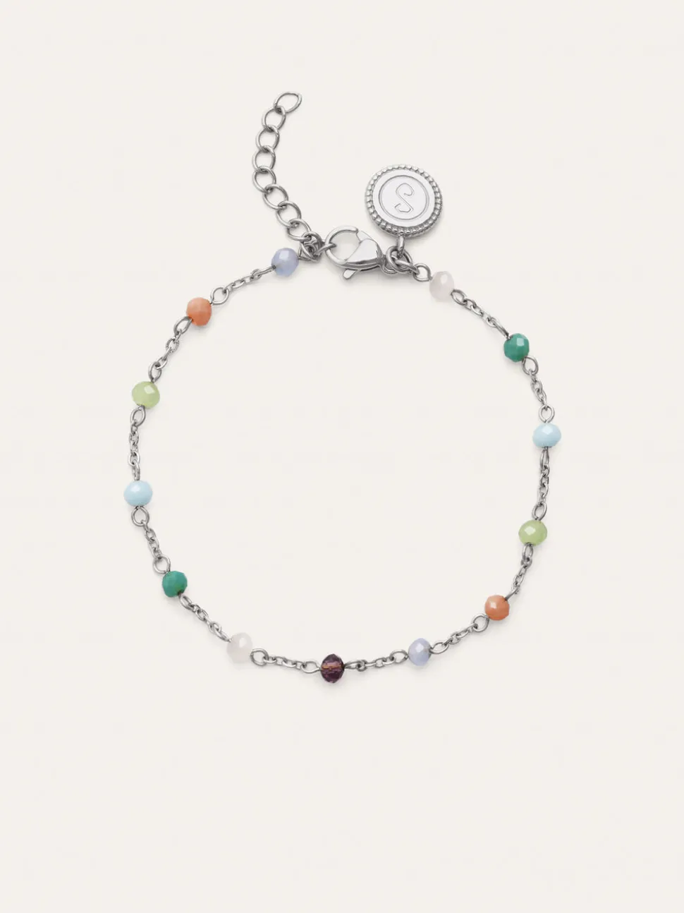 Pulsera Crystals Colors Acero