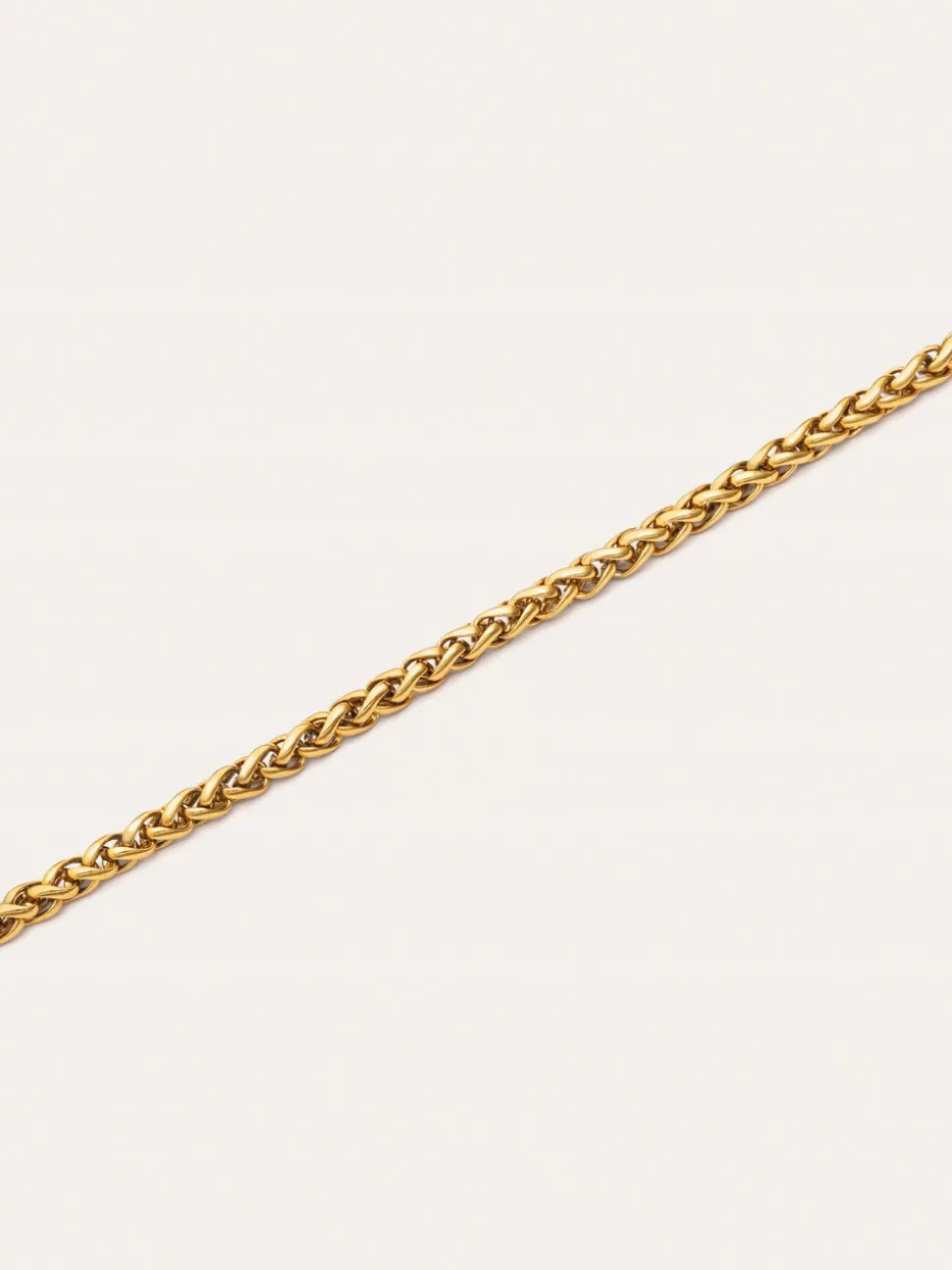 Pulsera Fine Disco Acero Baño Oro