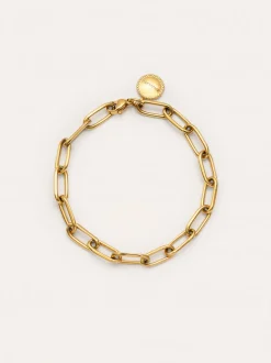 Pulsera Link Acero Baño Oro