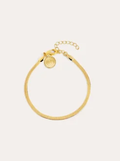 Pulsera Lisse S Acero Baño Oro