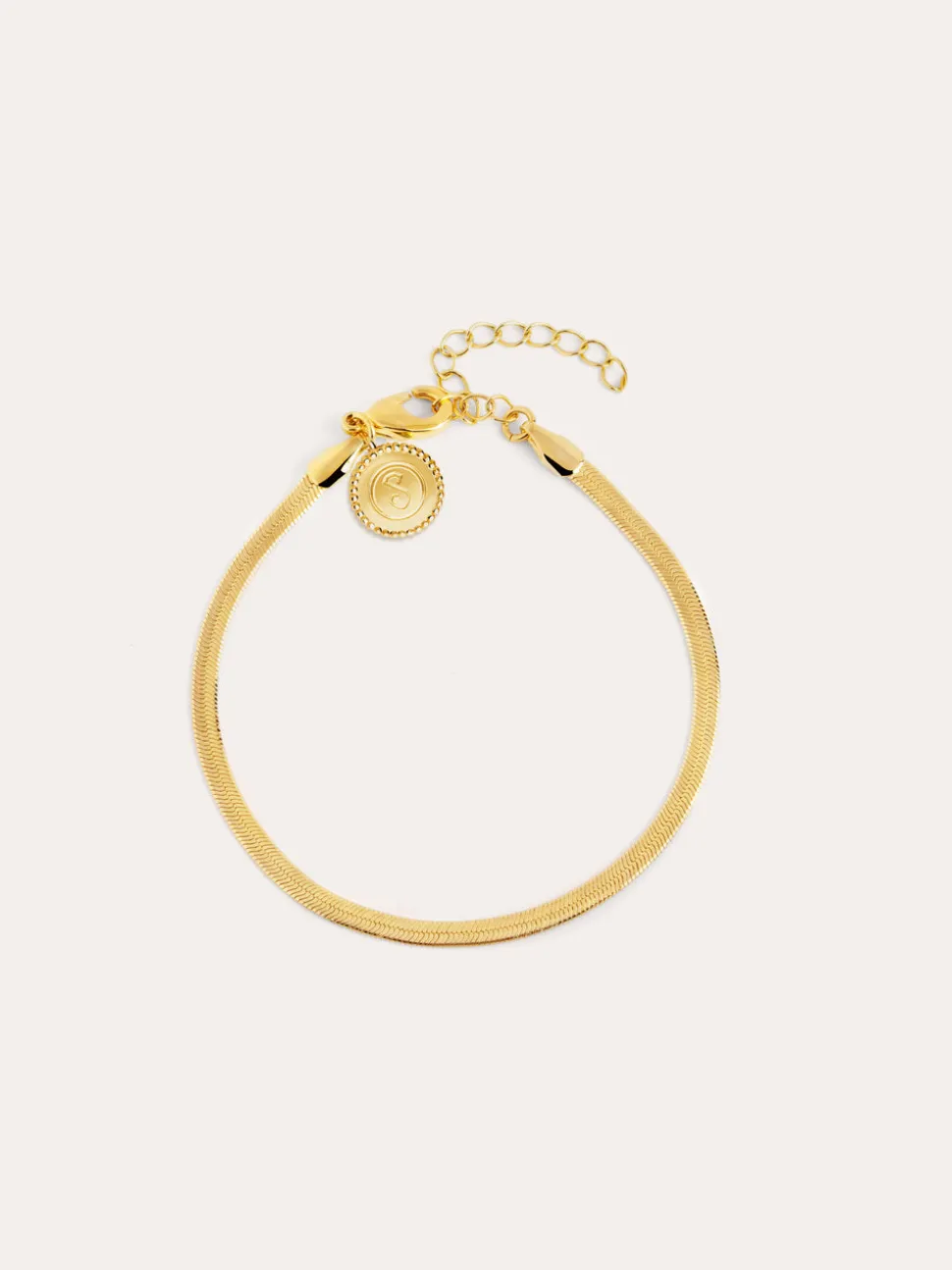 Pulsera Lisse S Acero Baño Oro