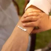 Pulsera Mamá Heart Plata