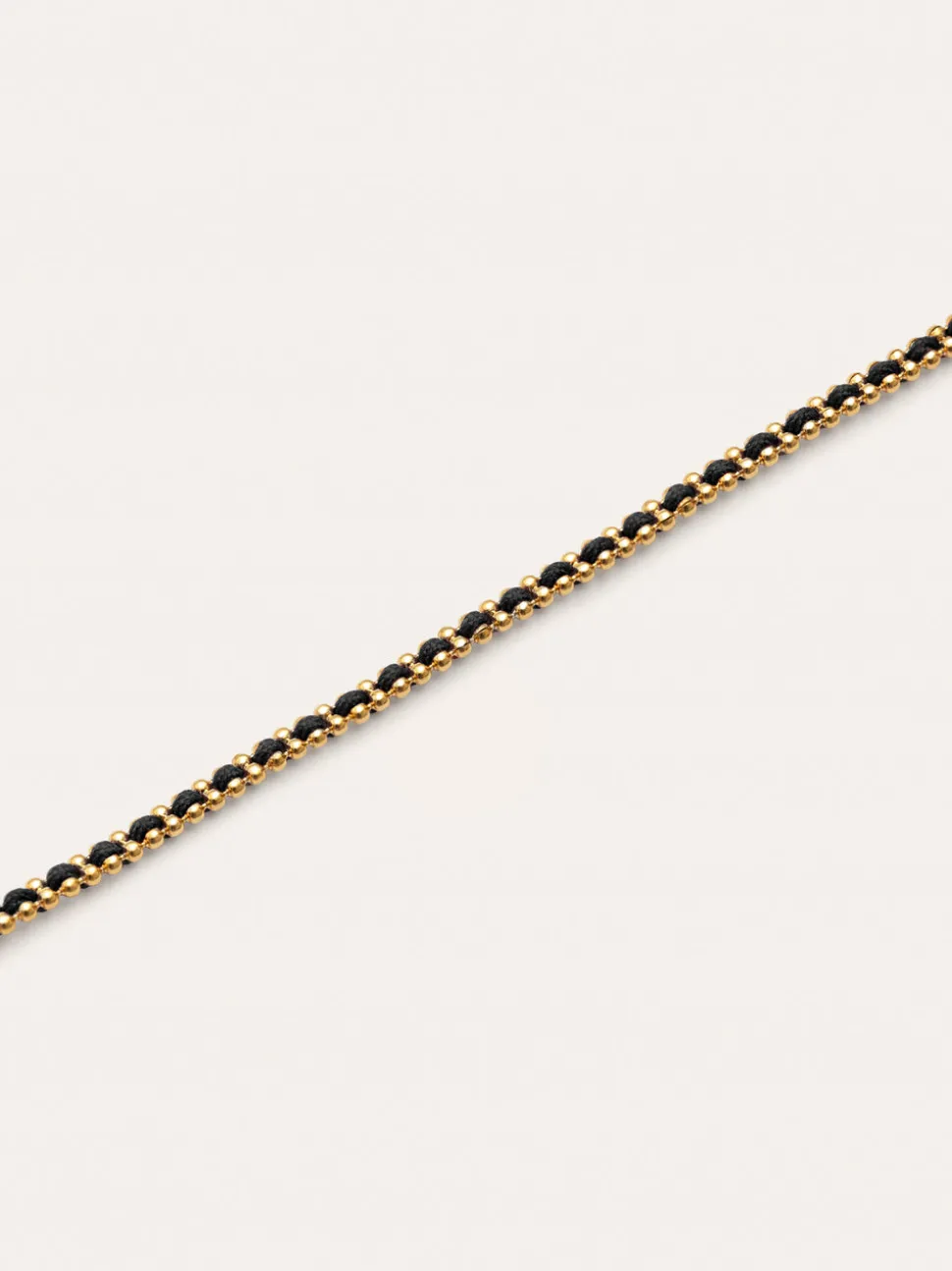 Pulsera Morgana Black Acero Baño Oro