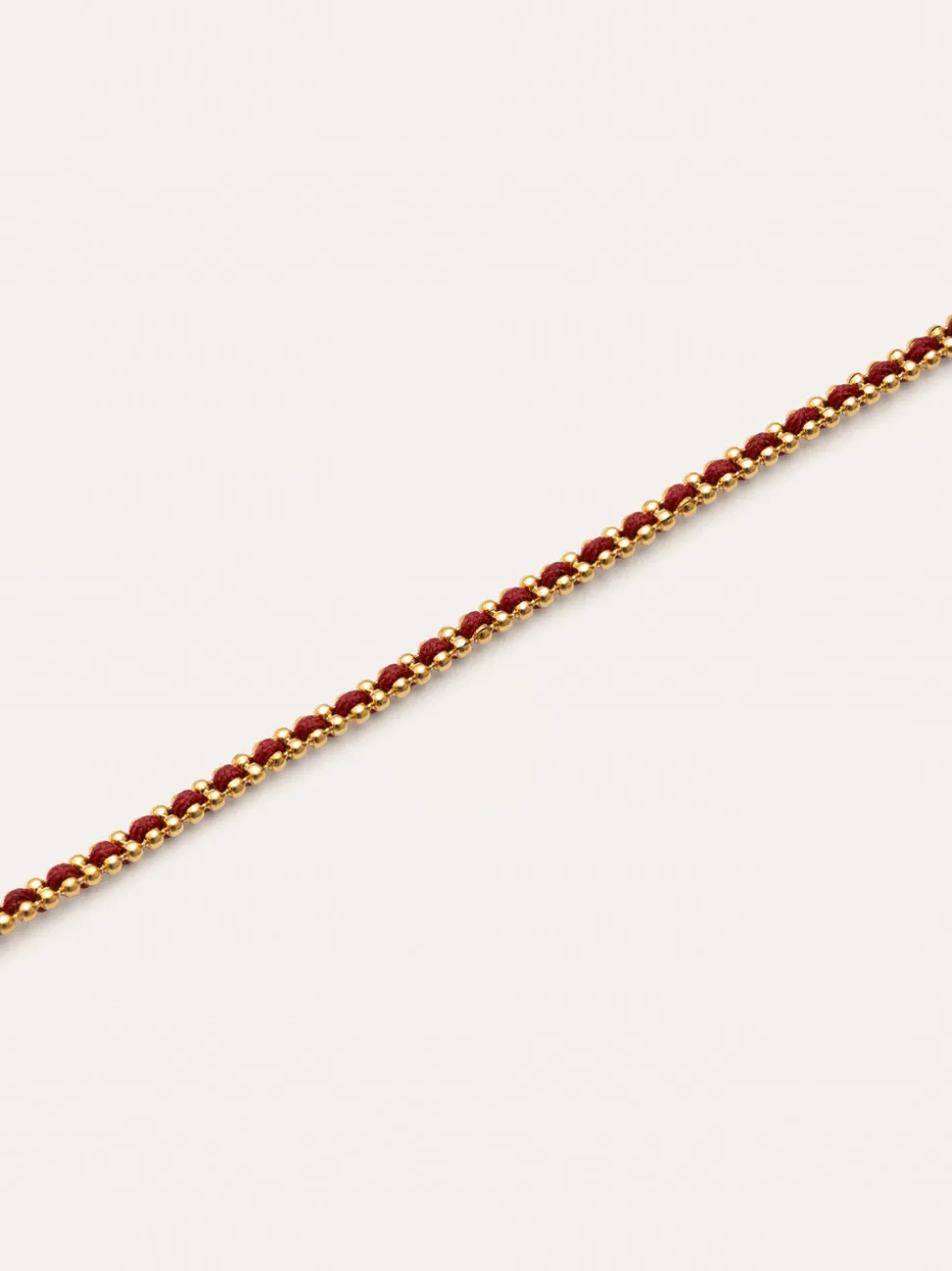 Pulsera Morgana Red Acero Baño Oro
