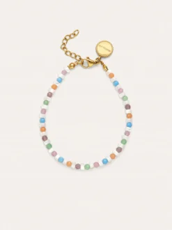 Pulsera Nacary Colors Acero Baño Oro