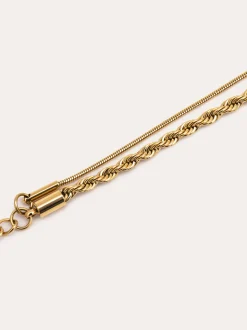 Pulsera Nautic Acero Baño Oro