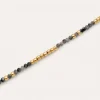 Pulsera Noche Acero Baño Oro