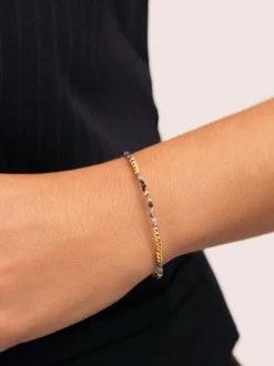 Pulsera Noche Acero Baño Oro