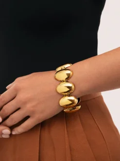 Pulsera Oceya Acero Baño Oro